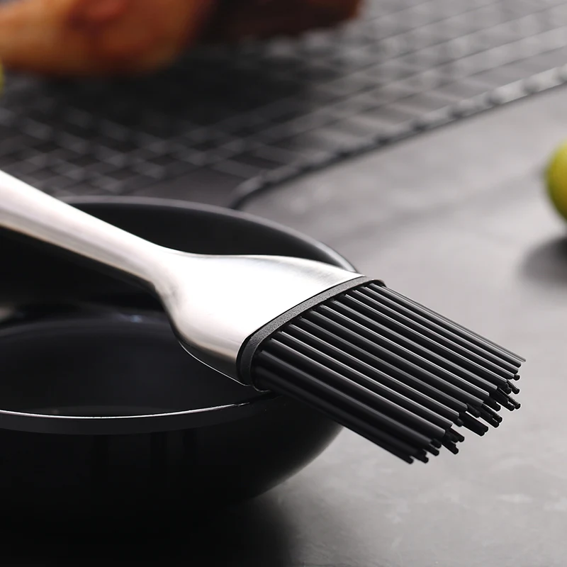 Kitchen Food Grade Grill Oil Brush Tool Silicone Basting Brush Oil