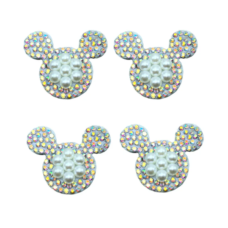 

I22 Bling Cute Pearl Flower AB Rhinestone Appliques Pearl Beaded Stripes Patch Craft Diy Patches Beaded Applique, 7 styles