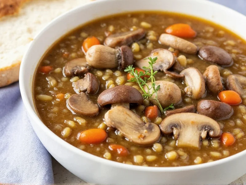 Perfect Mushroom Barley Soup Recipe: Hearty & Healthy