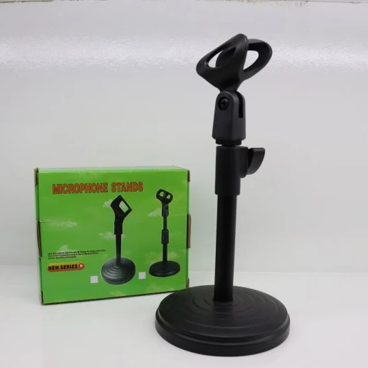 

Hot Sell Desktop Table Microphone Mic Holder Stand, Black