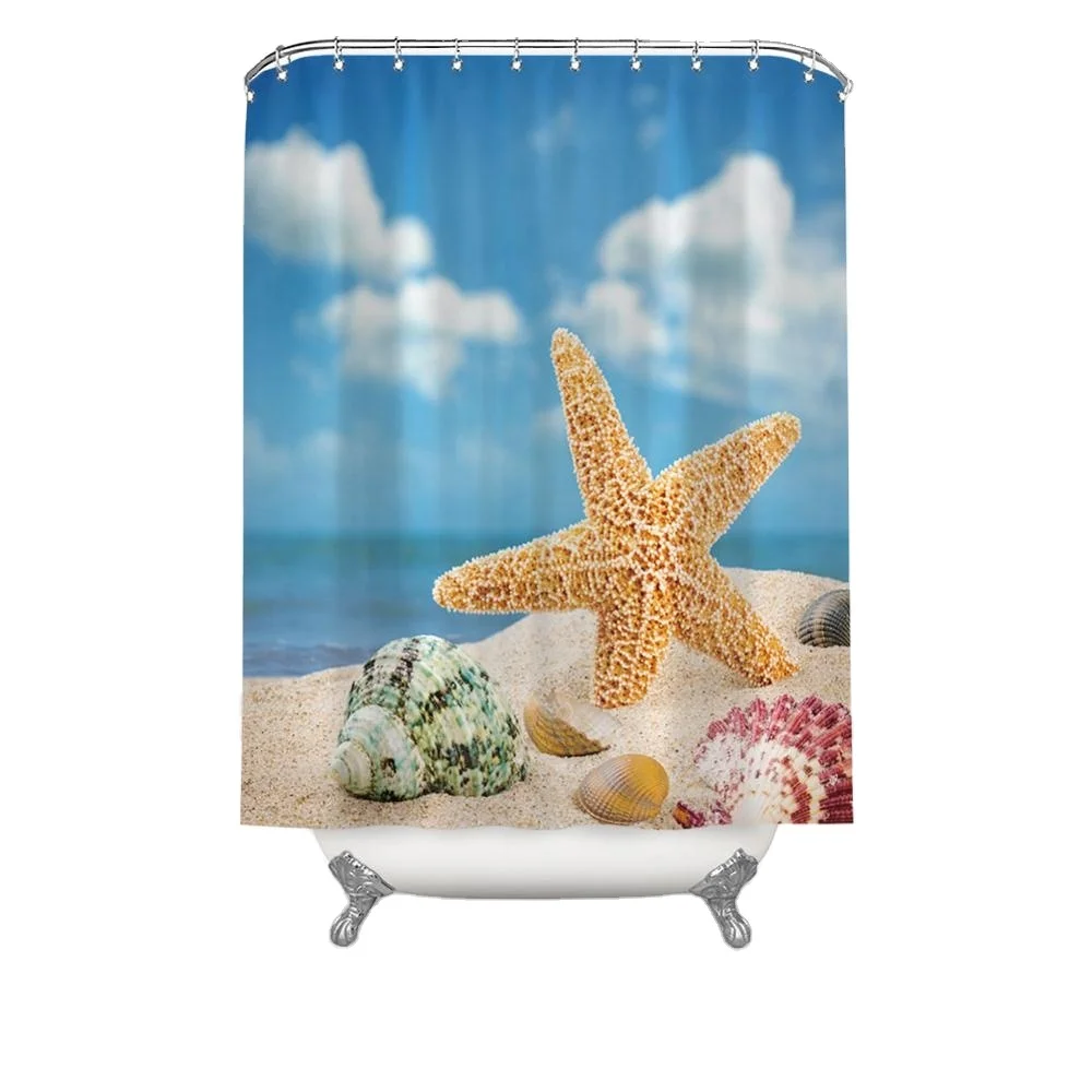

Popular promotional Pattern Printed Shower Custom Printed Shower Curtain