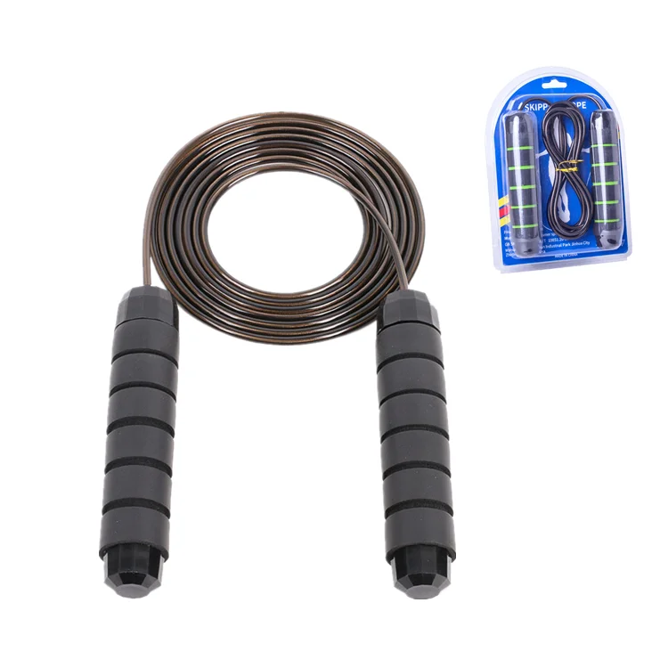 

New Arrival 2.8 Meters Blister Cardboard Packaging Exercise Fitness Long Handle Buy Jump Rope Skipping, Black/red/green/blue