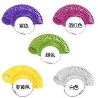 

Plastic Ring Sizer with HK/US/UK standard Jewelry Measure Tool