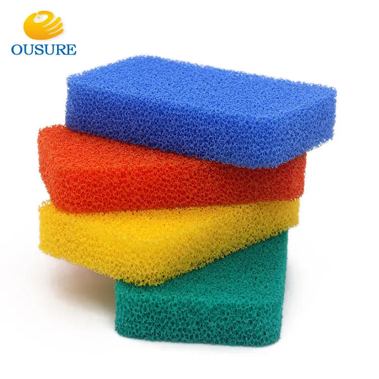 

Pretty design hot sale Kitchen cleaning absorbent Recyle Silicone sponge