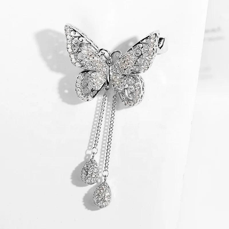 

Jachon Butterfly Brooch Fashion Accessories 2022 new personalized small suit button pin for Women, As picture