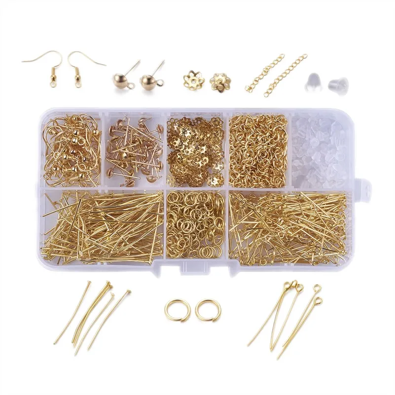 

Pandahall Golden Color Boxed DIY Earring Making Kit