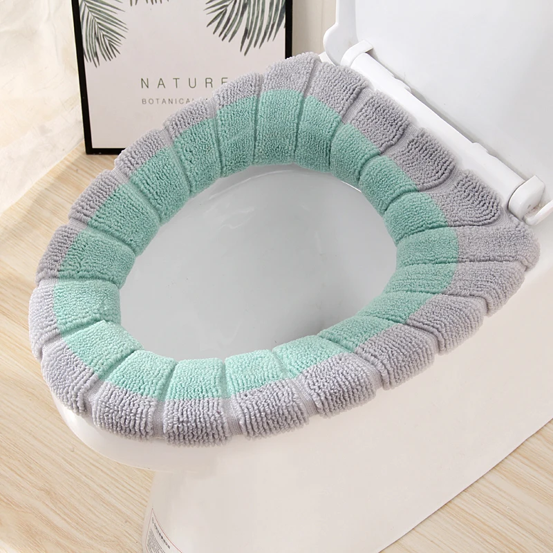 

Cheap portable two color thickened washable Bathroom Cushion toilet Pad