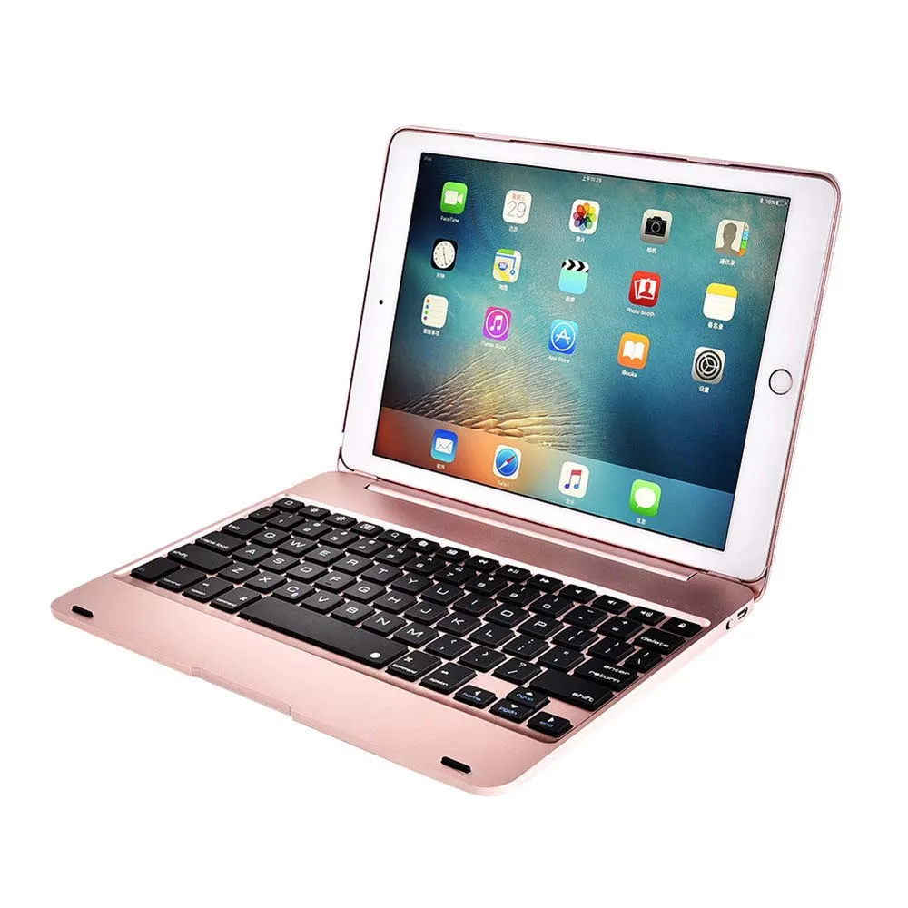 

Portable BT wireless keyboard foldable stand box for iPad Pro 9.7 inches and iPad Air 2