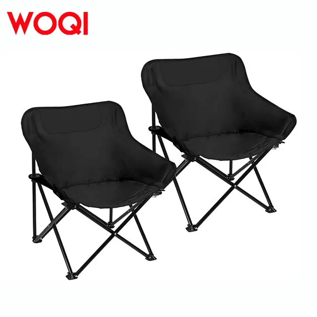 WOQI Portable Multi-Functional Outdoor Camping Folding Fishing Chair Lightweight Foldable