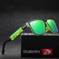 

DUBERY 2020 Sport Sunglasses Polarized For Men Sun Glasses Square Driving Personality Color Mirror Luxury Italy Designer UV400