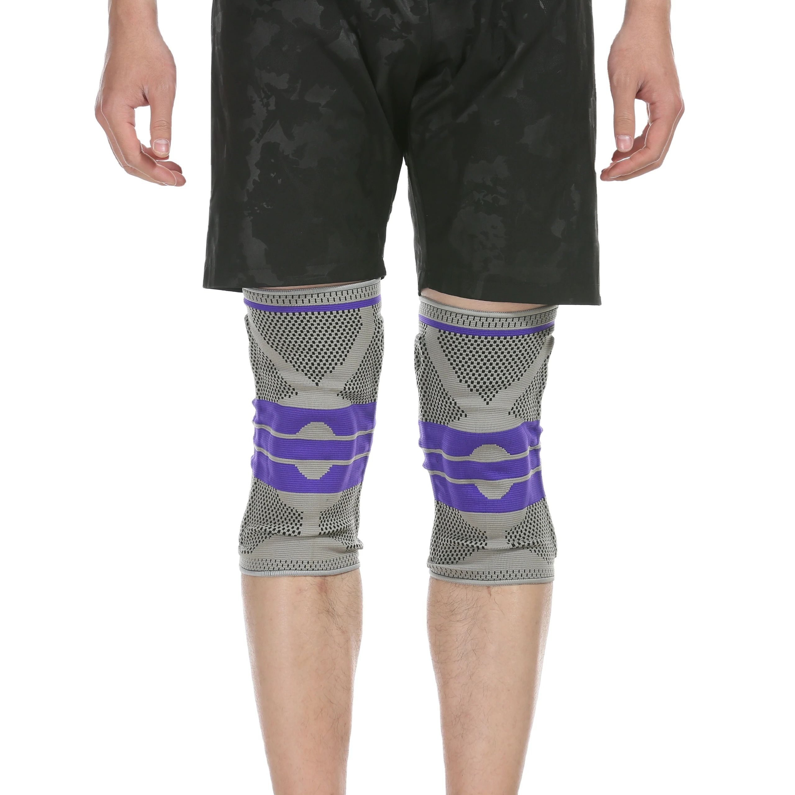 

Knee Brace Support for Arthritis Running Pain Relief Compression Sport Knee Sleeve, Customized color