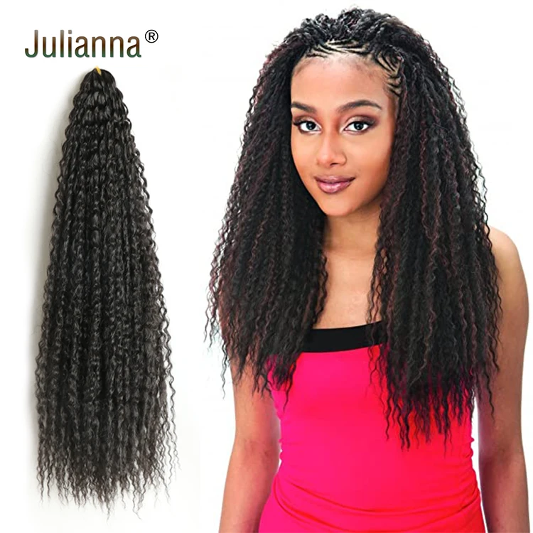

Julianna Kanekalon 20 inch 90g brazilian curl ombre synthetic candy brazilian curl crochet braiding hair, #1b,#t1b/27,#t1b/30,#t4/613,#t27/613,accept customize colors