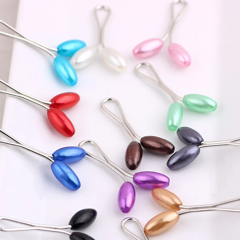 

2021 fashion jewelry safety pin manufacturers hijab clip brooch big pearl brooch pins, Picture