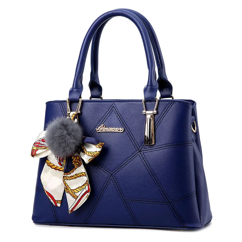 

Printed big size bag tassel pu leather pink handbags for women