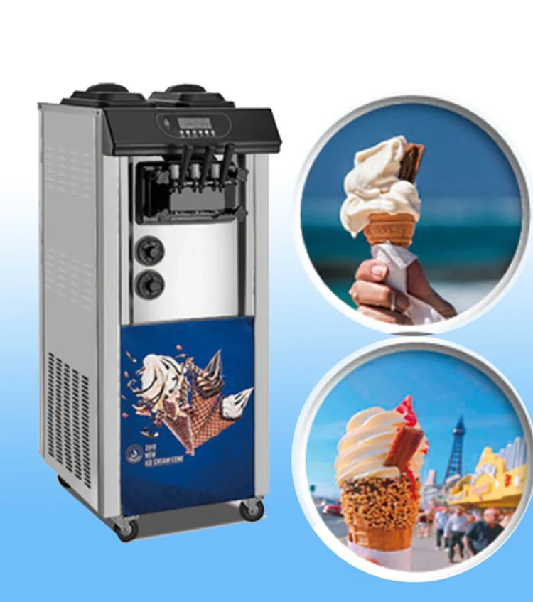 新冰淇淋机集商业软冰淇淋机出售