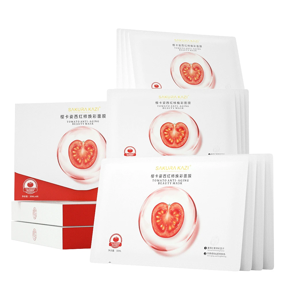 

Fruit Face Mask Organic Vitamin C Sheet Mask Whitening Moisturizing Facial Mask for Face Care, Customer's request