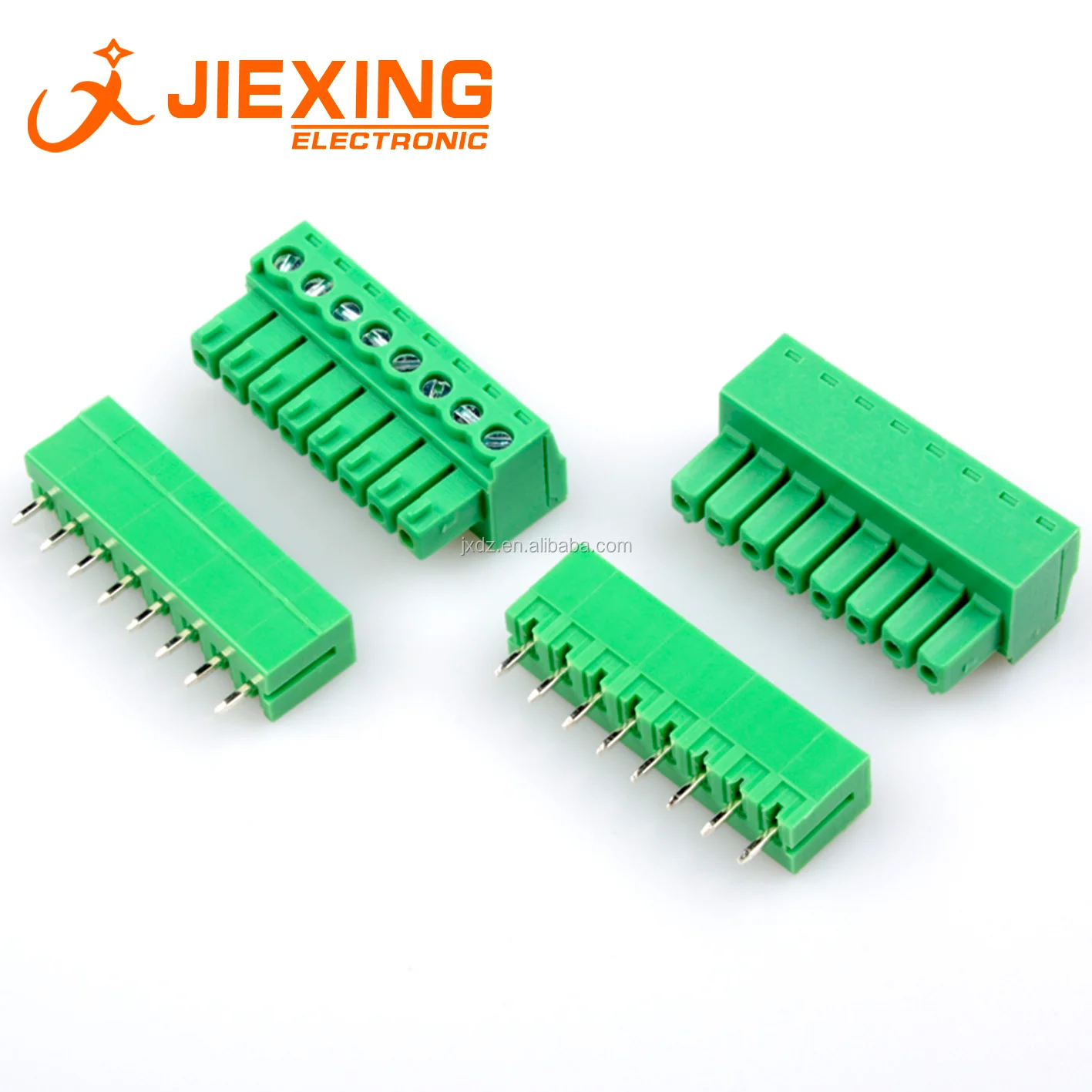 Kf2edg 3.81mm Curved Straight Pin Socket Pcb Plugin Terminal Block 2/3