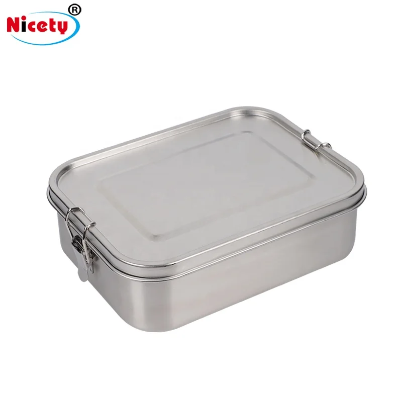 

Stainless Steel Lunch Box Leakproof Bento Lunch Box with Lid Metal Lunch Box Container Food Container with Locks