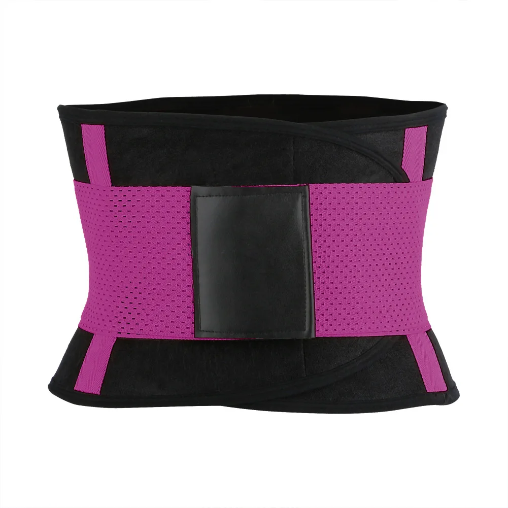 

Fashion colorful breathable sports waist belt adjustable waist slimming trimmer back support waist trainer, As picture