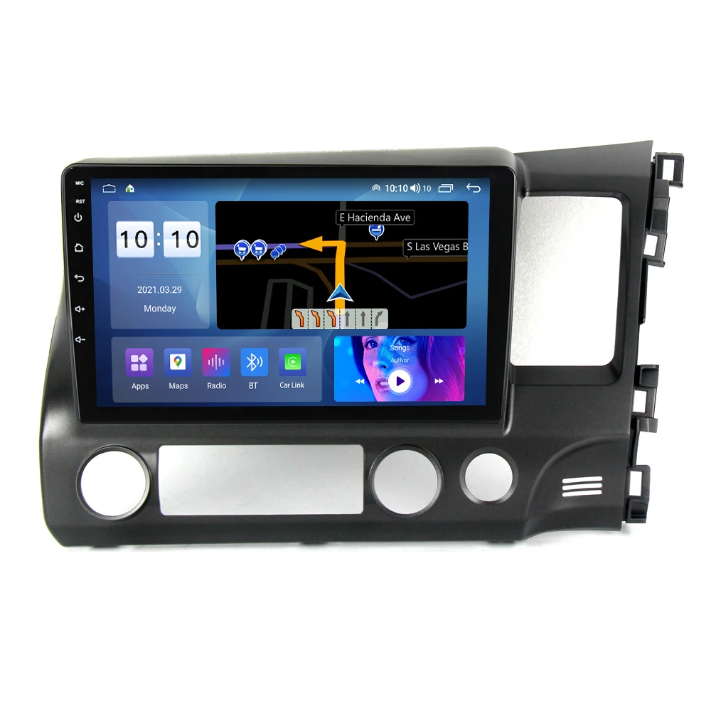 

MEKEDE Android 11 8core Voice Control 2.5D IPS DSP Car Video for Honda Civic 2006-2011 WIFI GPS BT 8+128GB Radio Navigation