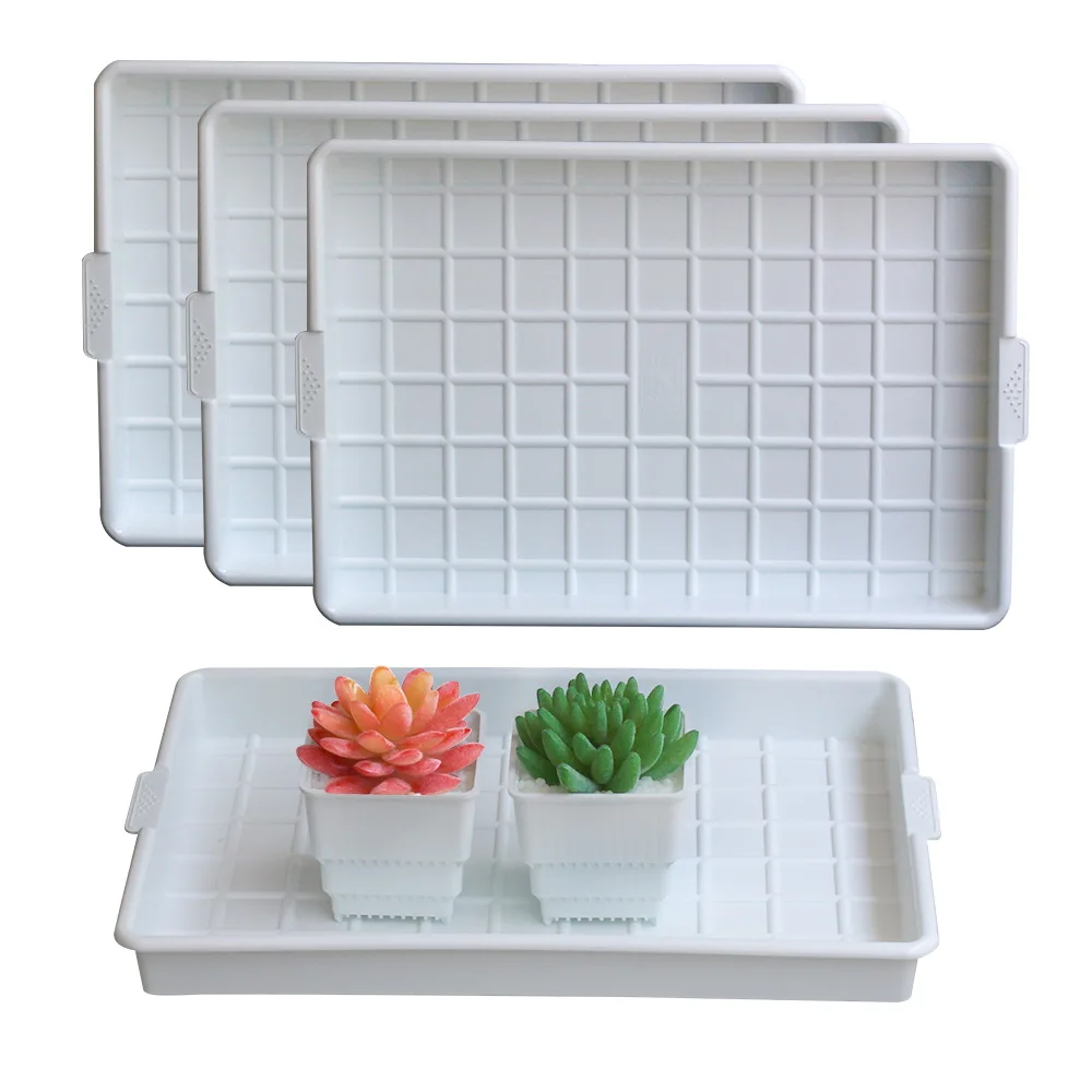 Plant Saucer Drip Trays Square Plastic Plant Pot Saucers For Indoor