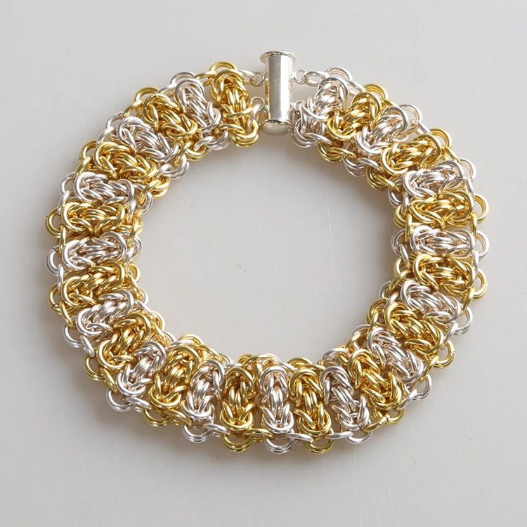 

XuQian Handmade Custom Natural Stone Unique Colorful Bangle Bracelet