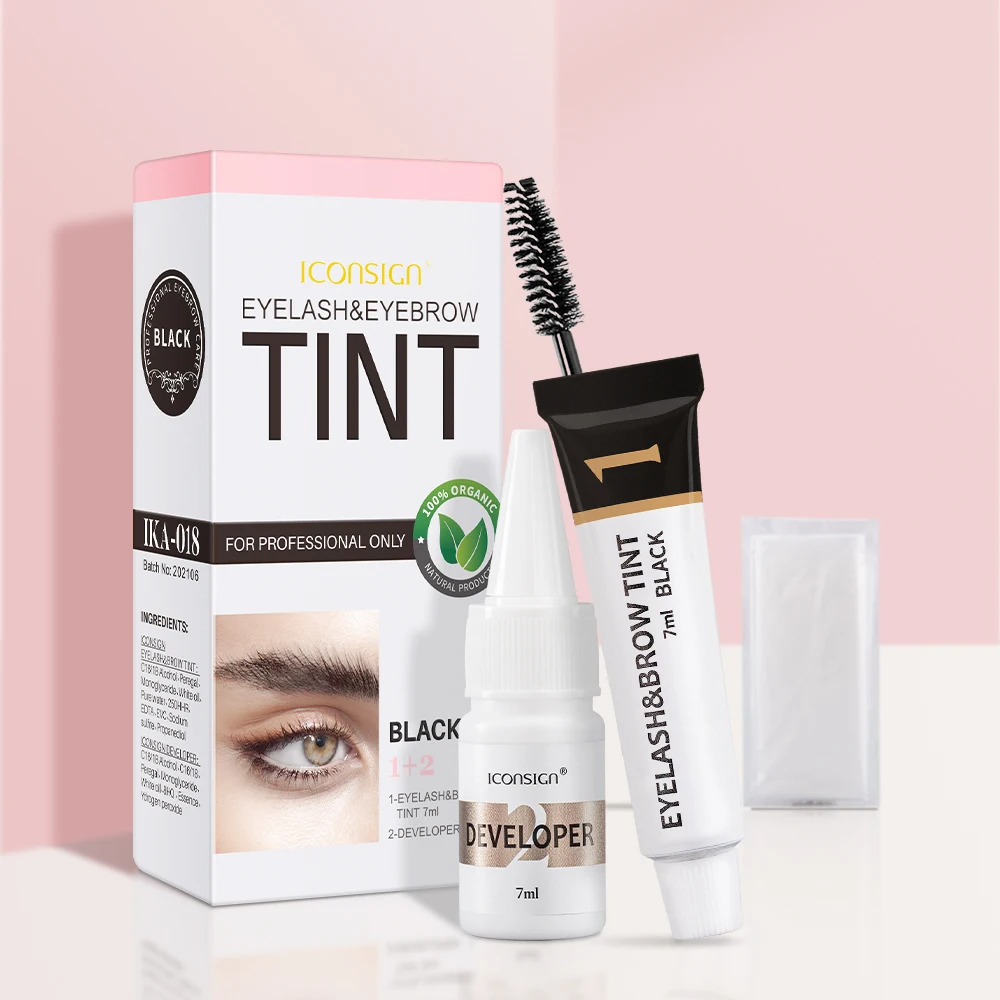 

iconsign top selling eyebrow tint 5ml wholesale eyelash dye