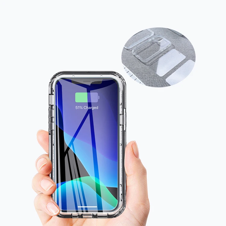 

DHL Free Shipping 1 Sample OK For Apple iPhone 12 / 12 Pro TPU Shockproof Mobile Phone Case & 6.1 Inch Screen Protector