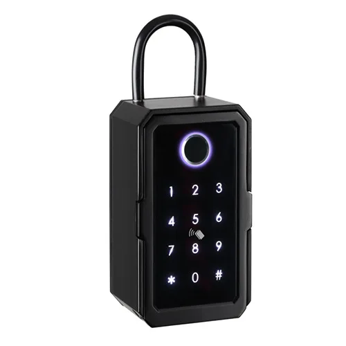 

App Waterproof Smart Key Lock Storage Safe Box for Outdoor Wall Mounted Strong Fingerprint Code IC card with TUYA/TTLOCK
