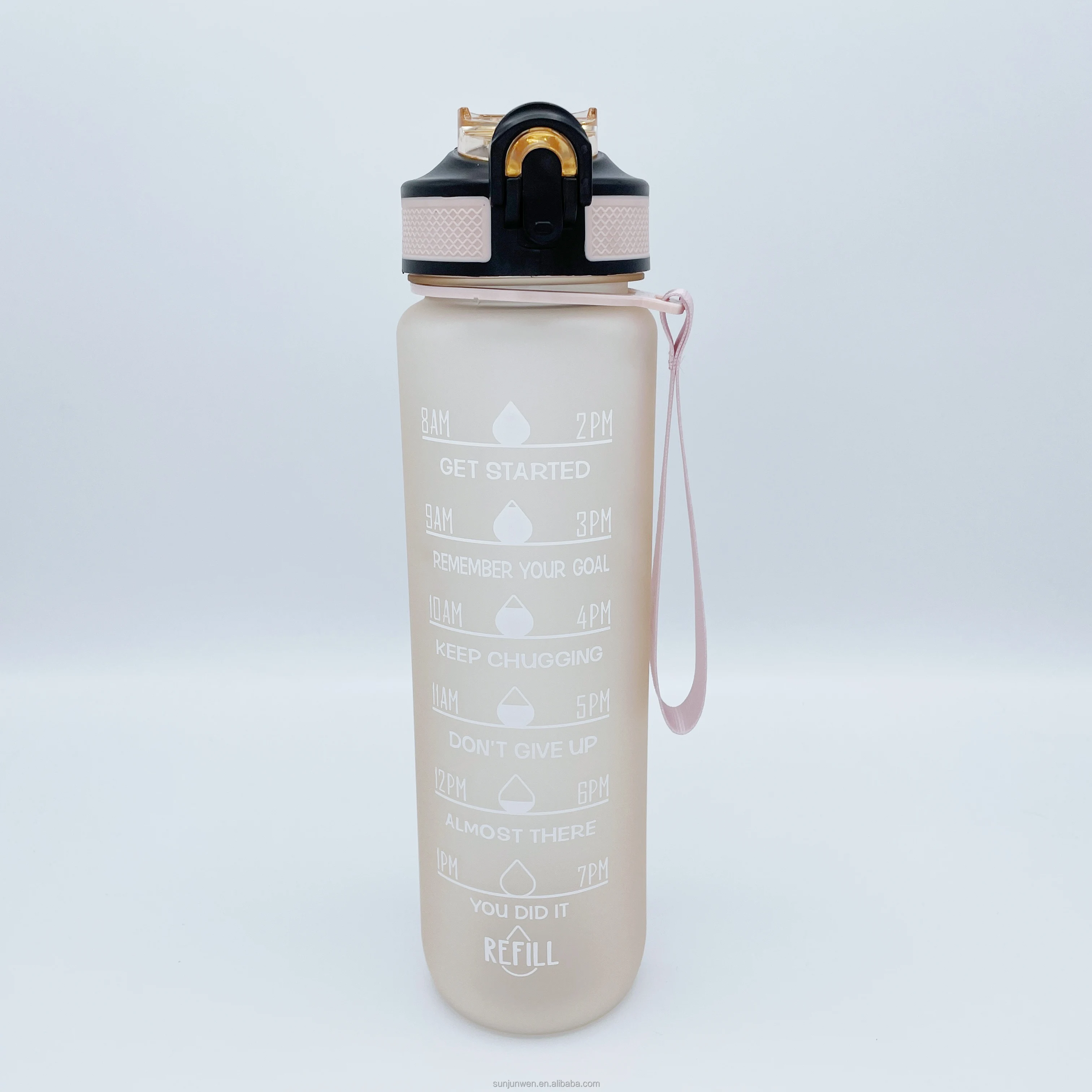 

New 32oz Plastic Gym Sport logo water bottles with Customized Logo