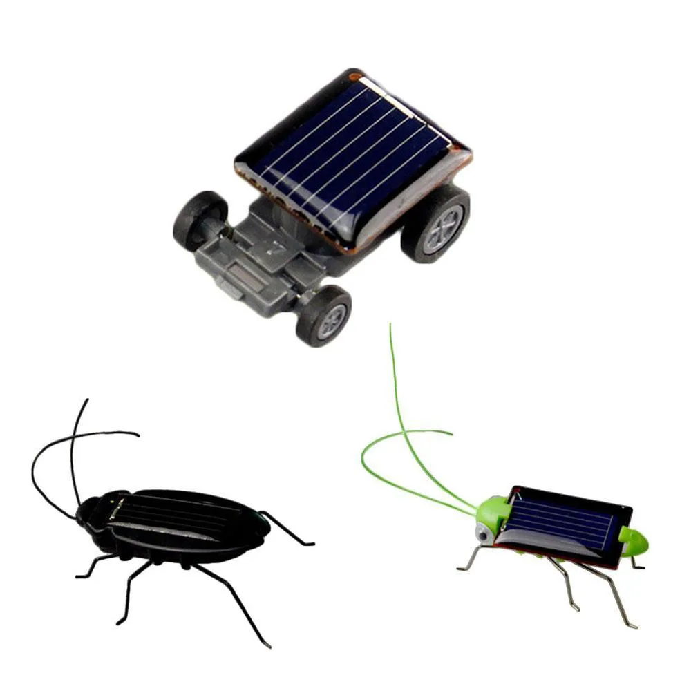 

Hot selling Funny Solar Insect Solar Grasshopper Solar Cricket Solar Car Solar cockroach Educational Toy