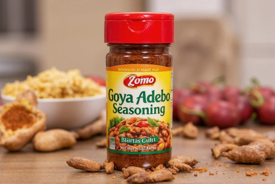 Adobo Seasoning Stored in Glass Jars