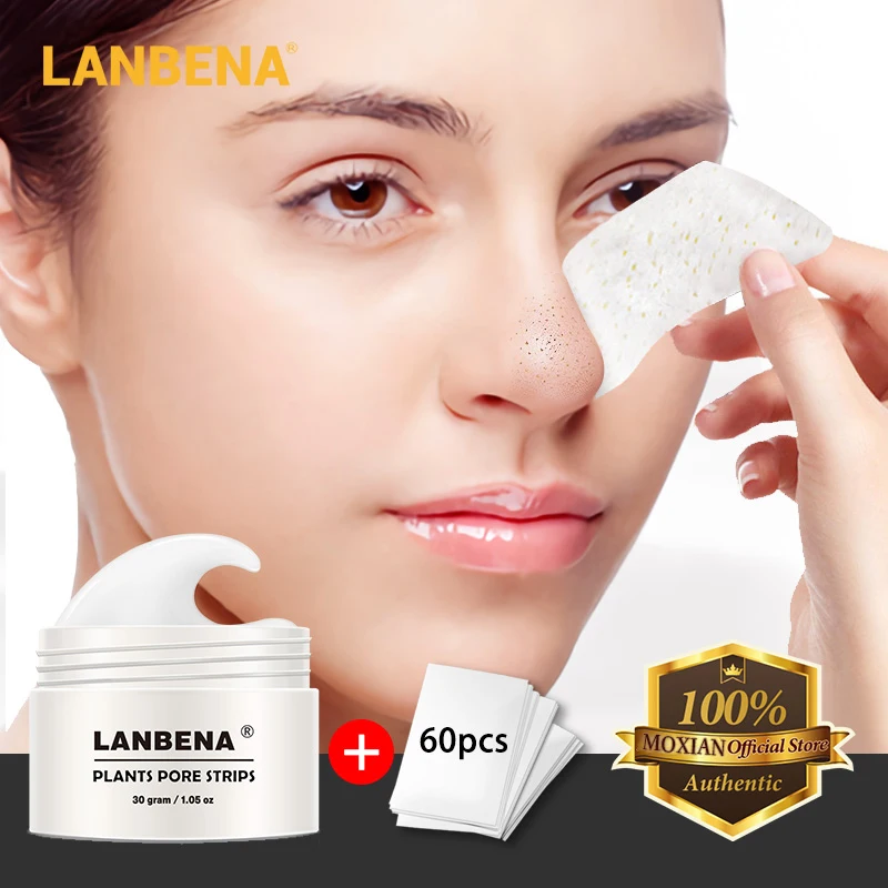 

LANBENA Unisex Blackhead Remover Mask Deep Cleansing Blackhead Removal Peel Off Mask, White mask