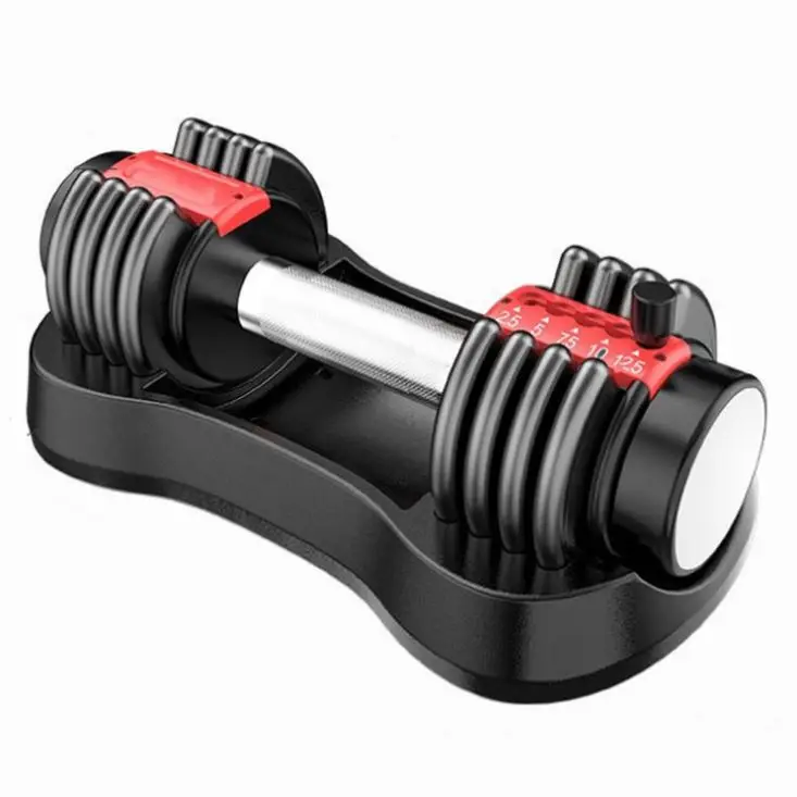 

Hot Sale Exercise arm muscles fitness dumbbell set gym equipment adjustable 12.5KG weights adjustable dumbbell, Black/blue/red