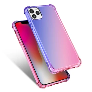 2019 new products soft colorful air cushion mobile accessories for iphone 11 pro cover tpu phone case