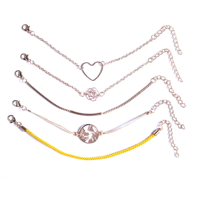 

Custom heart Metal Stainless steel bracelets Women Charm bangles, As pic
