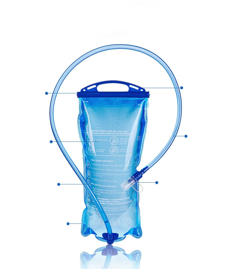 

Outdoor supplies outdoor sports water bag Mountaineering and outdoor sports water bag bicycle riding water bag, Blue