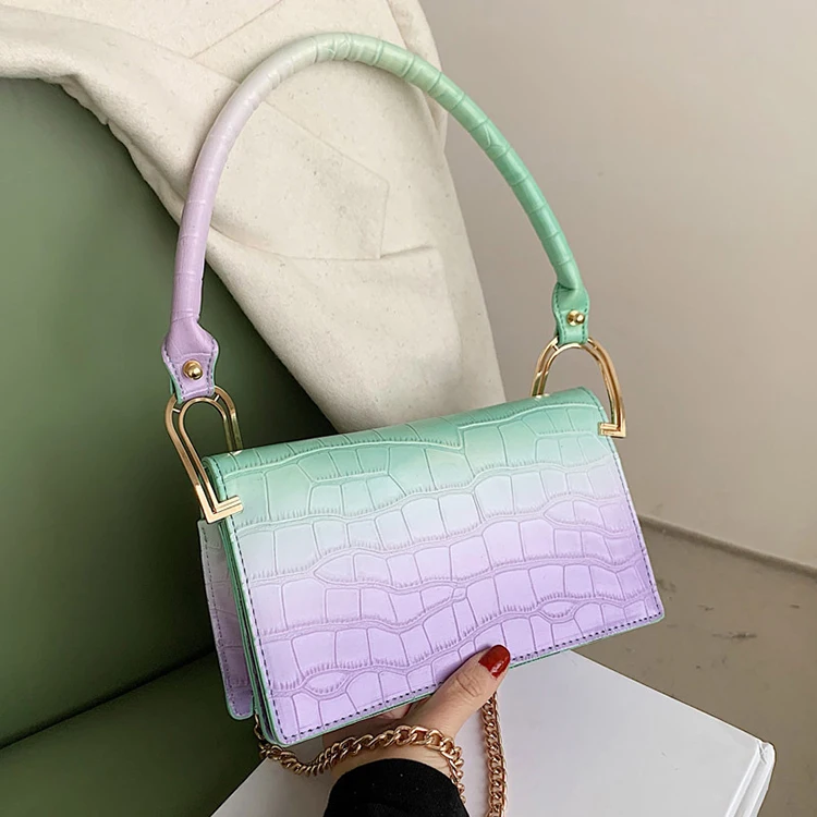 

mix colour alligator printed handbags purses 2021 fashion purses for women 2021 handbag, 6 colors