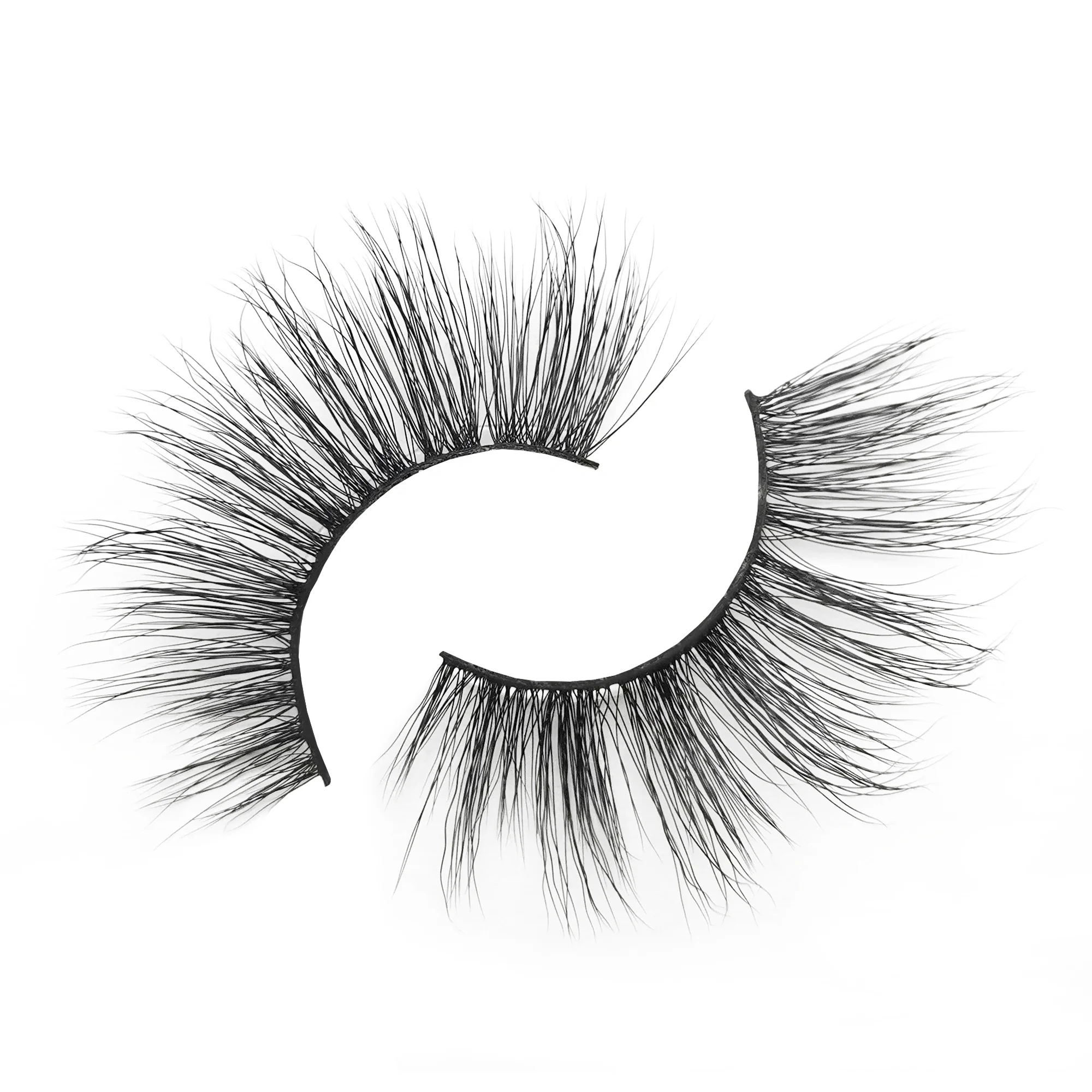 

Wholesale Private Label Vendor Hot Selling Faux Mink Eyelash Hand Made 3D Effect Accept Customized Logo Natural Long Top Qulity