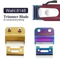 

Professional Rainbow Silver Golden Black Color Hair Trimmer Blade Replacement Ceramic Clipper Blade for Wahl 8504&8148 And*is