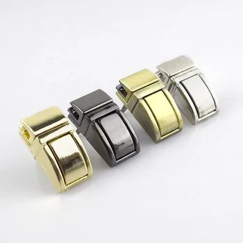 

Meetee E6-12 Hardware Accessories Handbags Parts Luggage Locks Alloy Buckle Bag Rectangle Lock, Gold,silver,brass,gun black