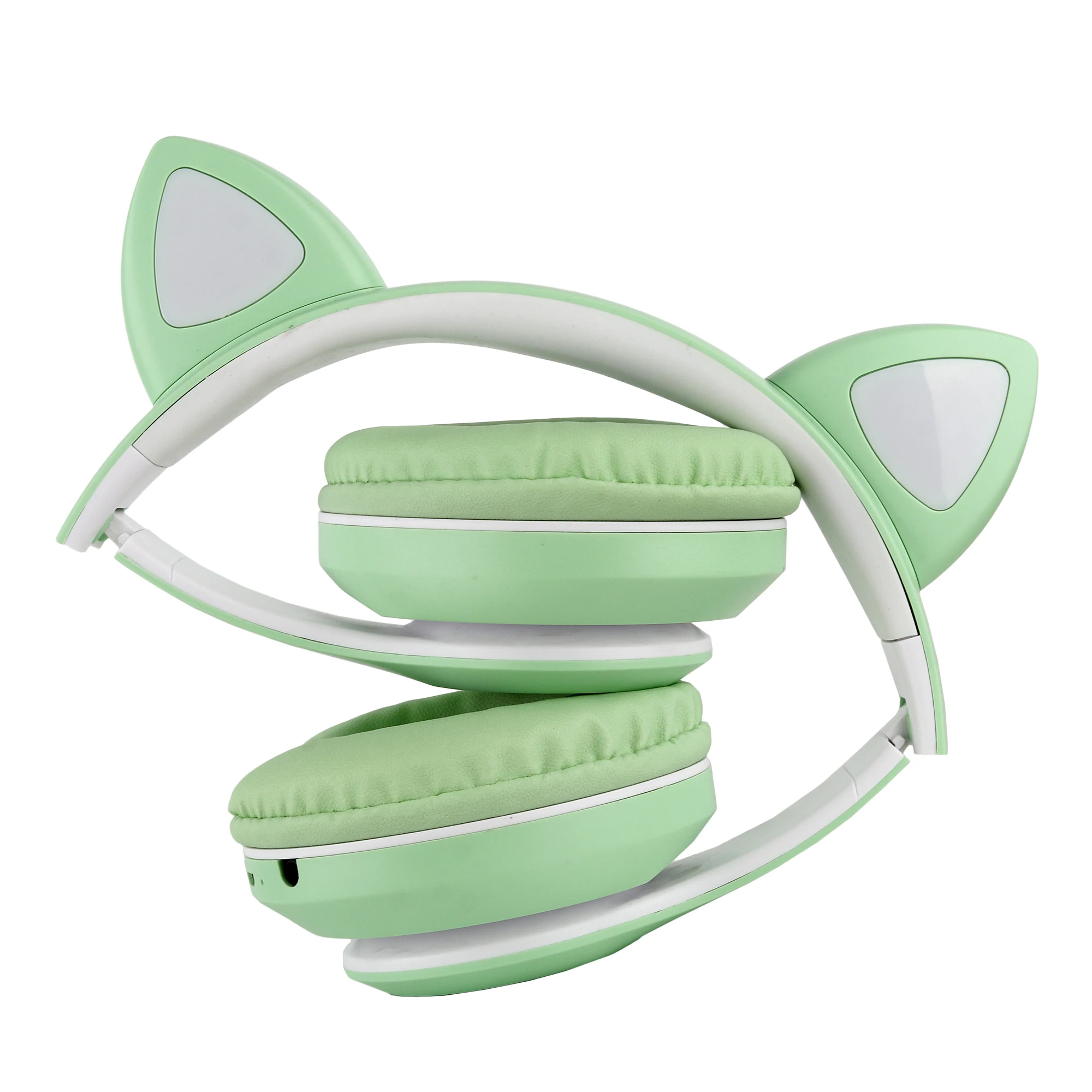 

High Quality LED Wireless Stereo Ear Headphones Earphones Noise-Cancelling Headphones For Party Gift, Colors customized