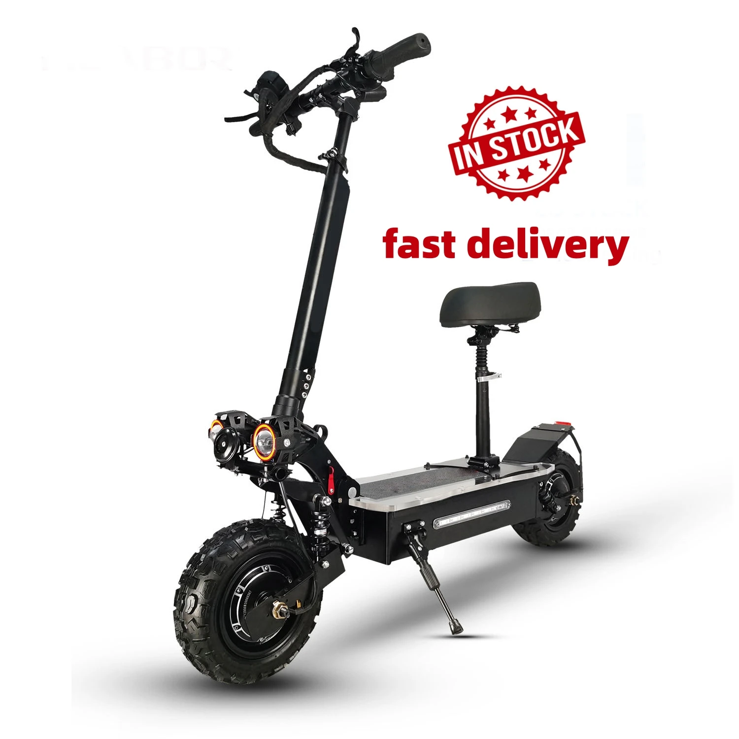 

Free Shipping lightweight folding electric scooter 5600W 60V Dual Motor 11Inch Fat Tire High Speed 80km/h Electric Scooter
