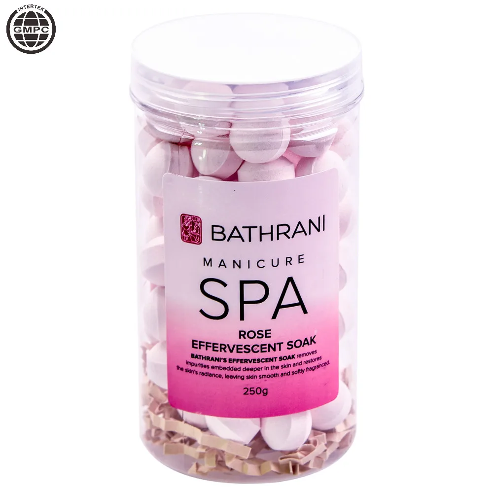 

Vitamin E Rose Bath Bomb Pedicure Which Is Bath Fizz Soap For Hand And Foot, Pink