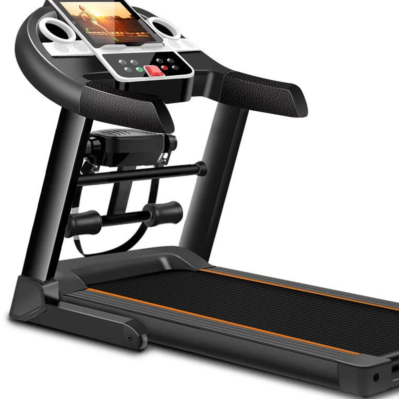 

2021 Popularity Customizable portable treadmill walking running treadmill easy installment treadmill, Black