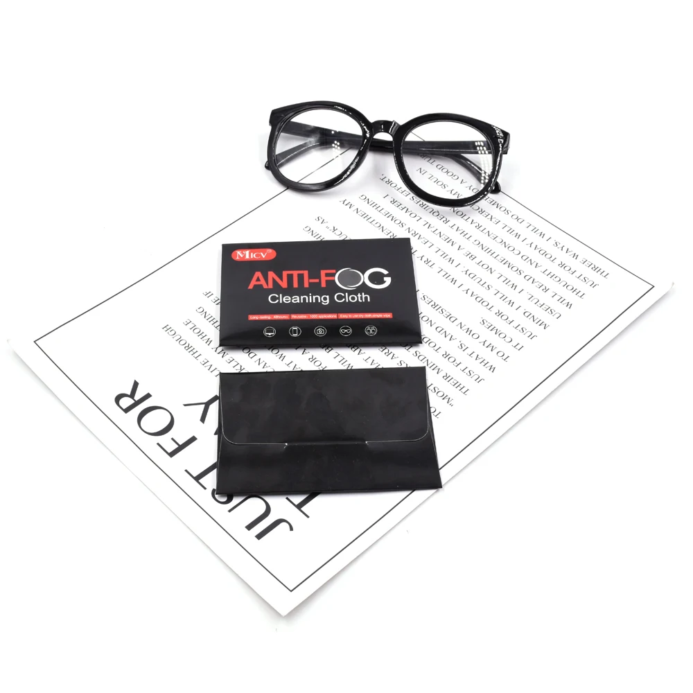 

Custom logo suede microfiber anti-fog glasses cloth lens accessories anti fog wipe cleaning cloth