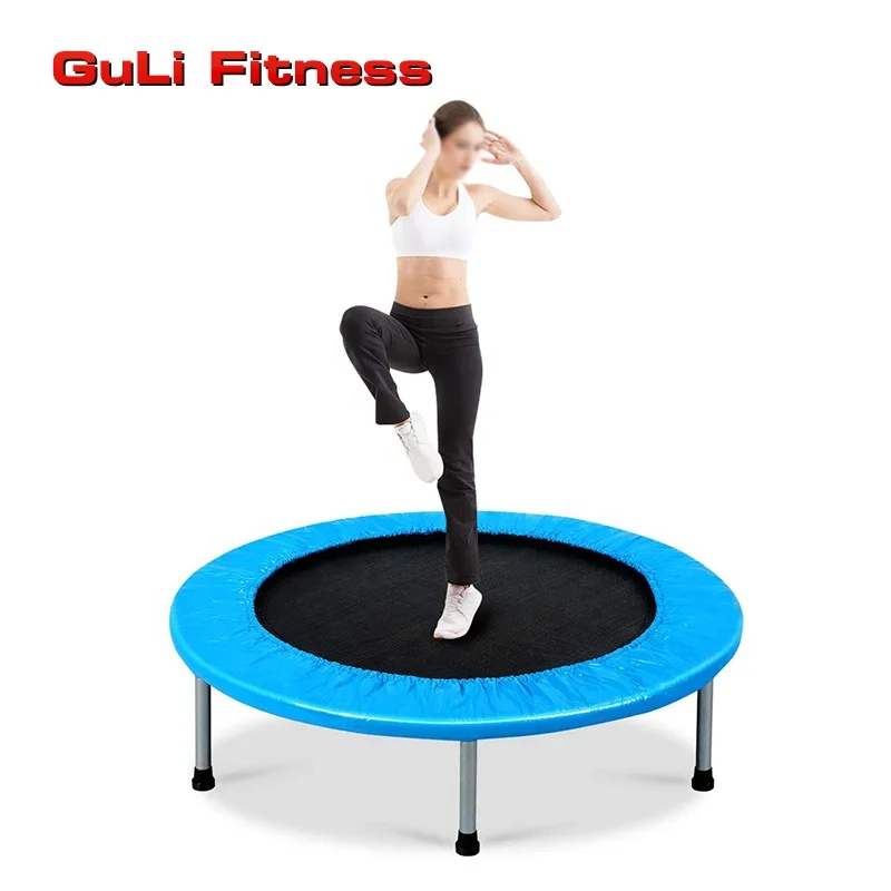 

Guli Fitness Mini Trampoline with Safety Pad Stable and Quiet Exercise Rebounder for Kids Adults Indoor and garden, Black and red or customized