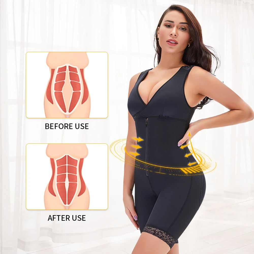 

Women's bodyshaper shaperwear Slim Bodysuit Full Body Shaper Postpartum tummy control shaping Bodysuit slim plus size shaperwear