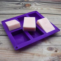 

Silicone Soap Molds,6 Cavity Rectangle DIY Soap Molds for Cupcake Muffin