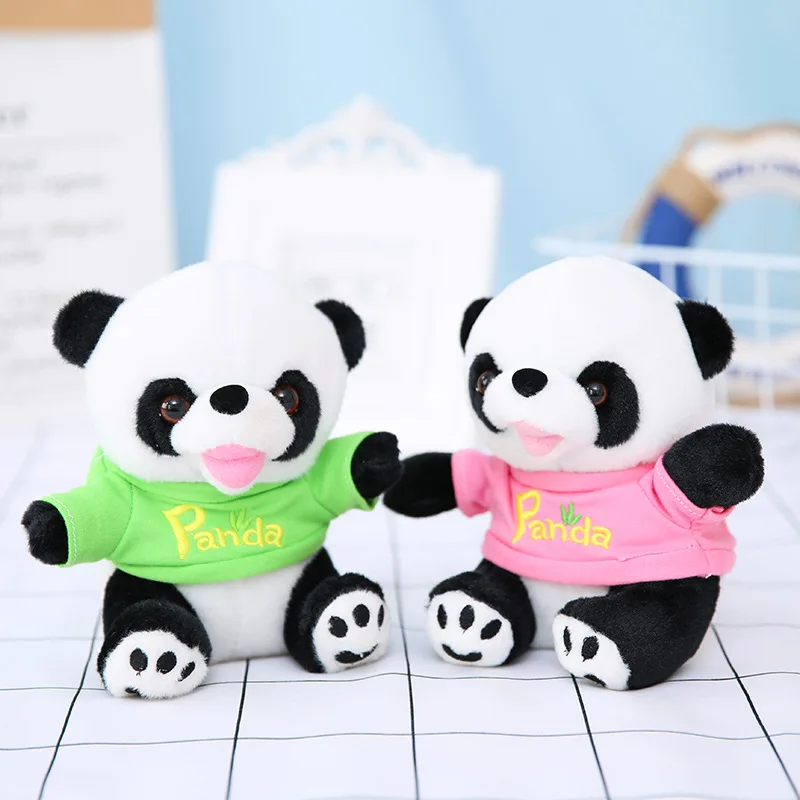

Stuffed & Plush Toy Animal Plush Toy Cute Sweater Little Panda Doll Childrens Kids Baby Toys Gifts